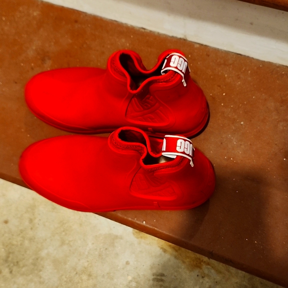 Red UGG Rain Boots Size 5